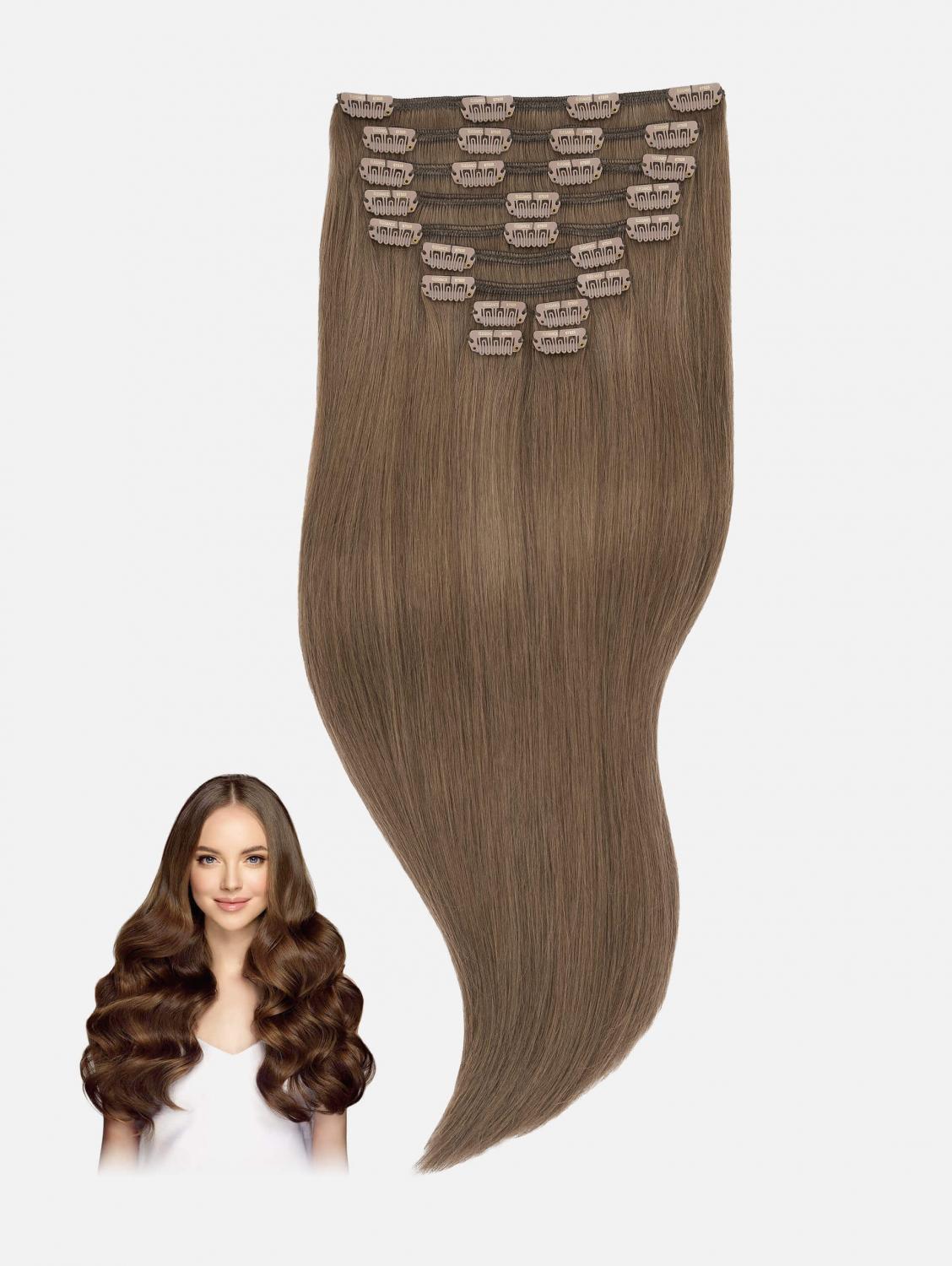 Clip-In Extensions Set LUXURY PLUS Original Seidenglatt