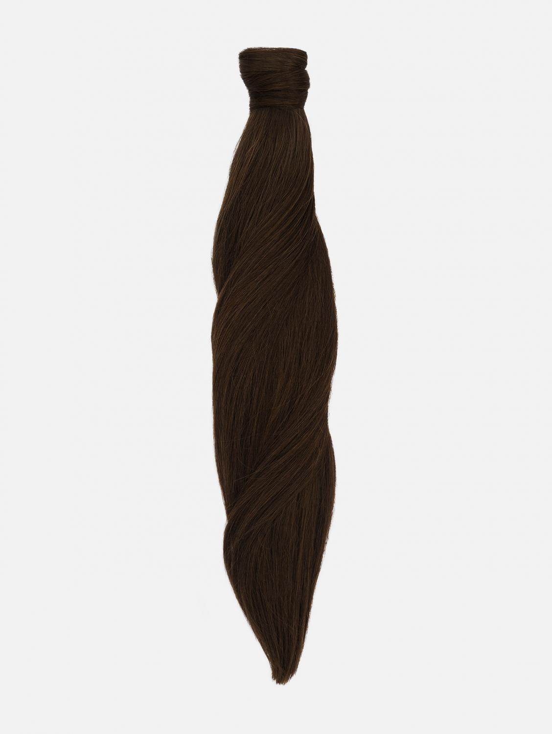 Ponytail Extensions Echthaar Original Clip-In - 90g, #2 (Chocolate Brown) | 55cm