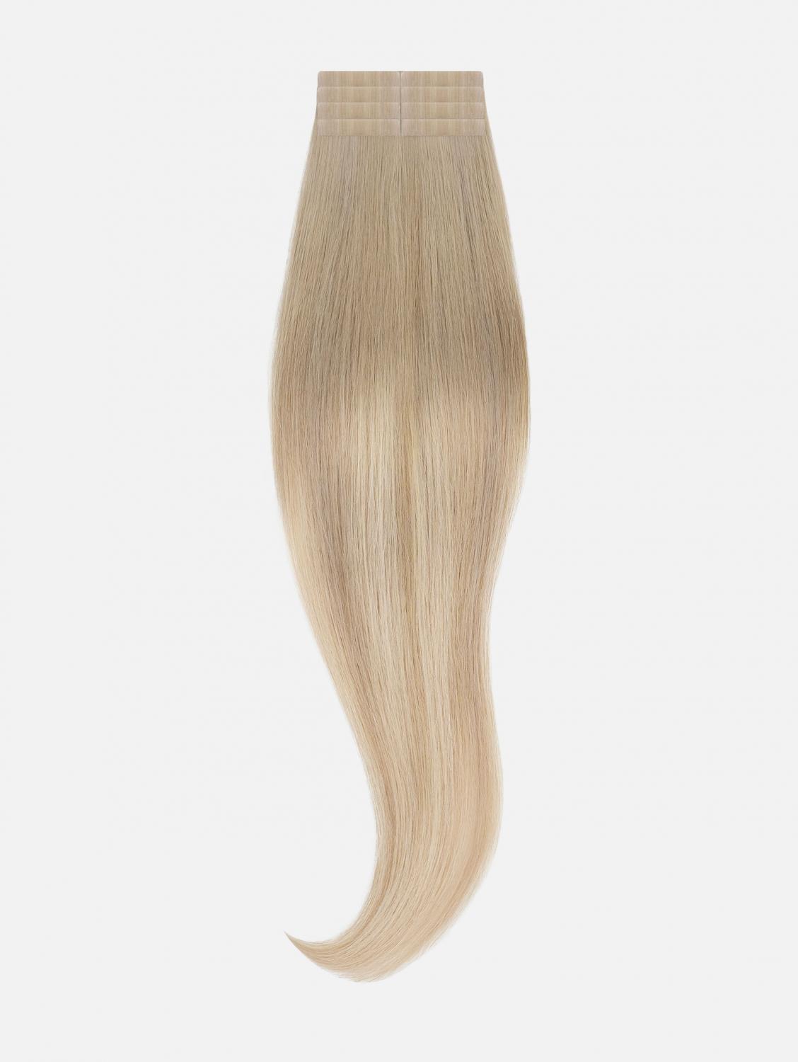 Tape Extensions Original Seidenglatt - 8 Stück, #B20/60S (Sandy Ash Blonde Balayage) | 50cm