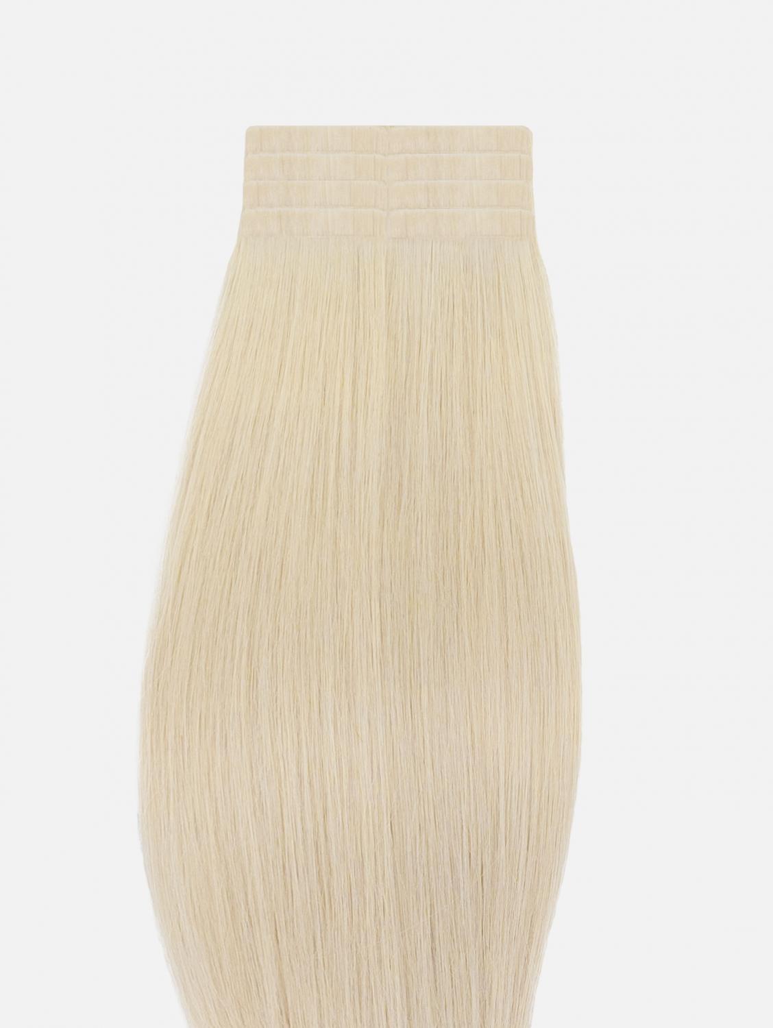 Tape Extensions Original Seidenglatt - 8 Stück, #60S (Silver Blonde) | 50cm