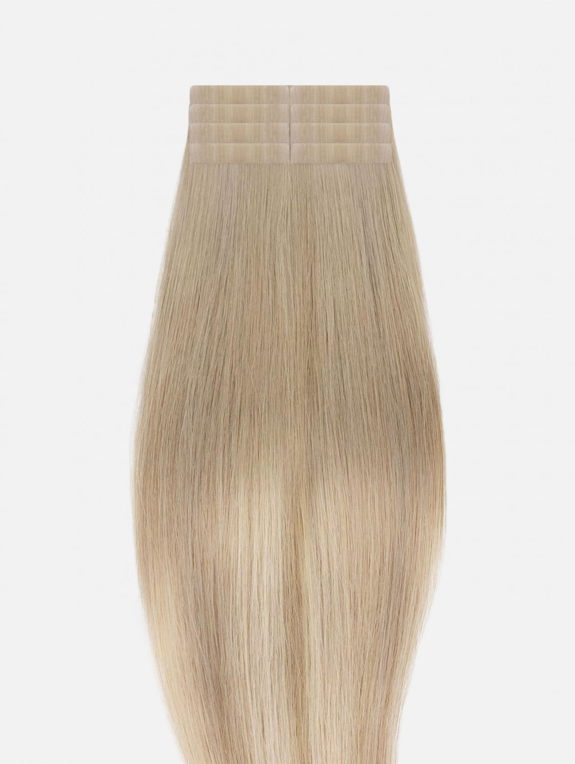 Tape Extensions Original Seidenglatt - 8 Stück, #B20/60S (Sandy Ash Blonde Balayage) | 50cm