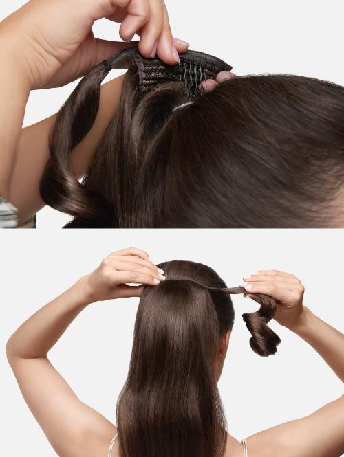 ponytail extensions echthaar original clip in