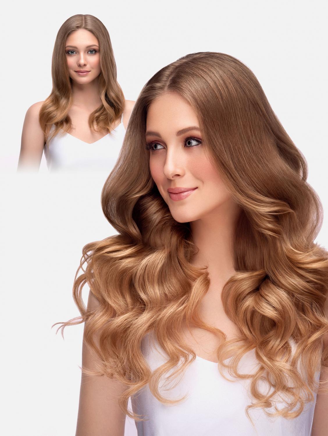 Clip-In Extensions Set NATURAL Original Seidenglatt