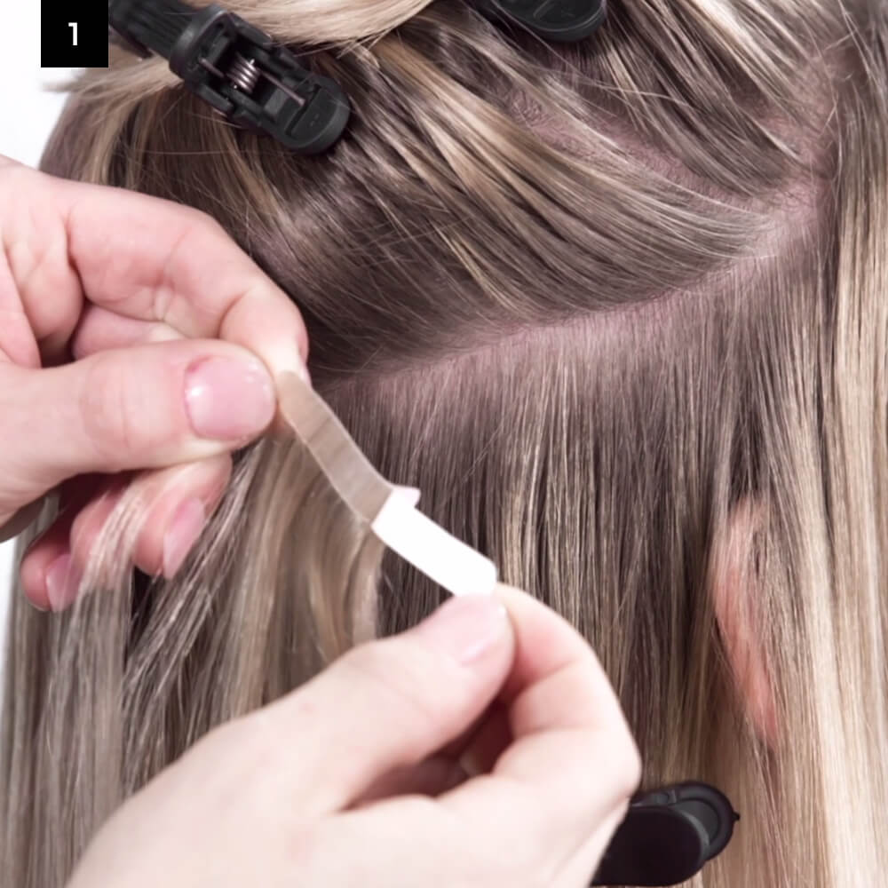 Produktbilder Tape Extensions Original Seidenglatt