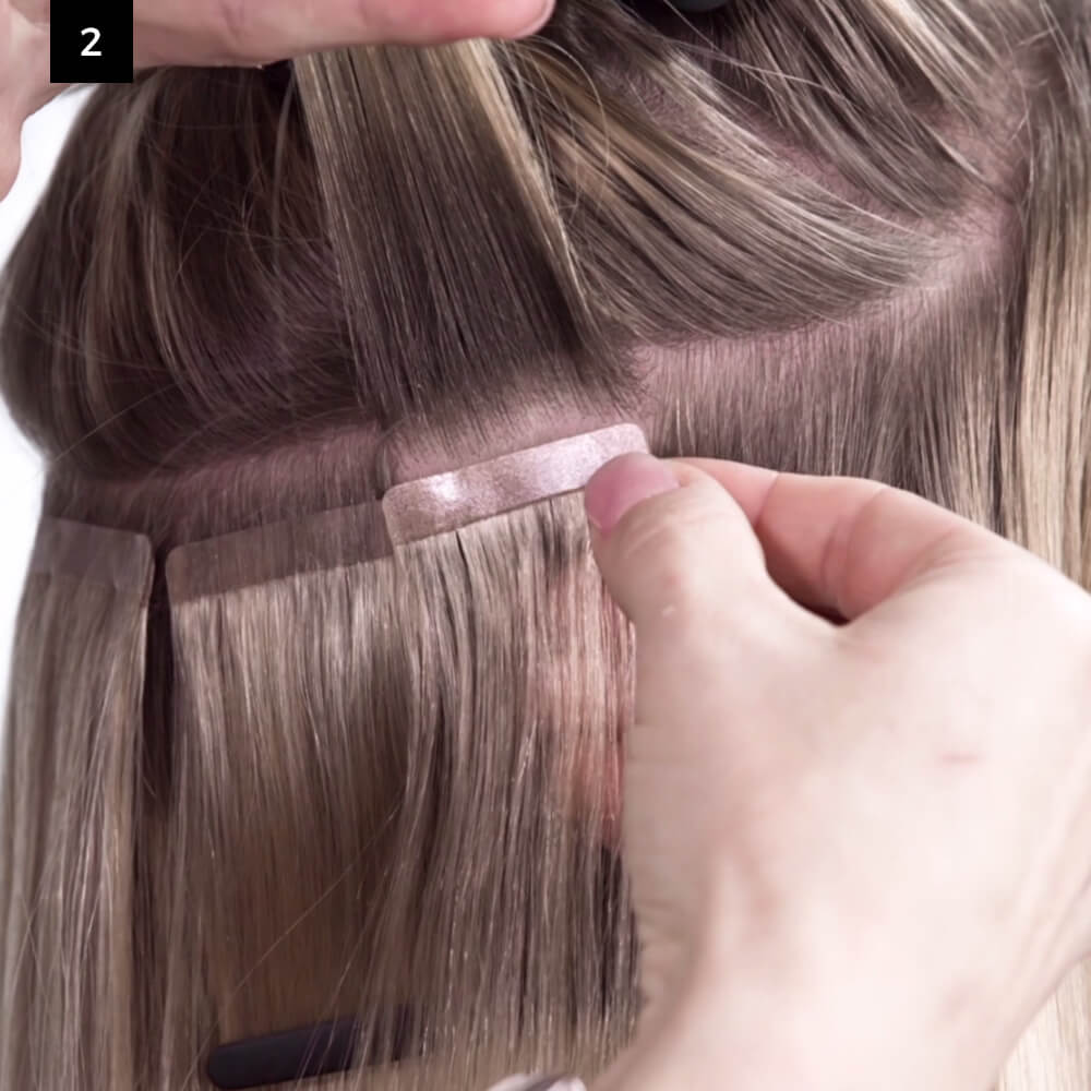 Tape Extensions aus 100 Echthaar online bestellen